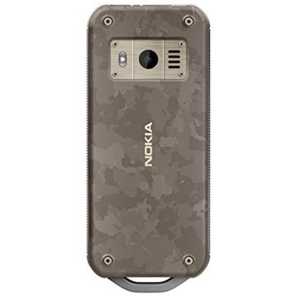 Nokia 800 Tough Dual-Sim 4GB ROM + 512MB RAM (GSM only | No CDMA) Factory Unlocked 4G/LTE Cell Phone (Desert Sand) - International Version