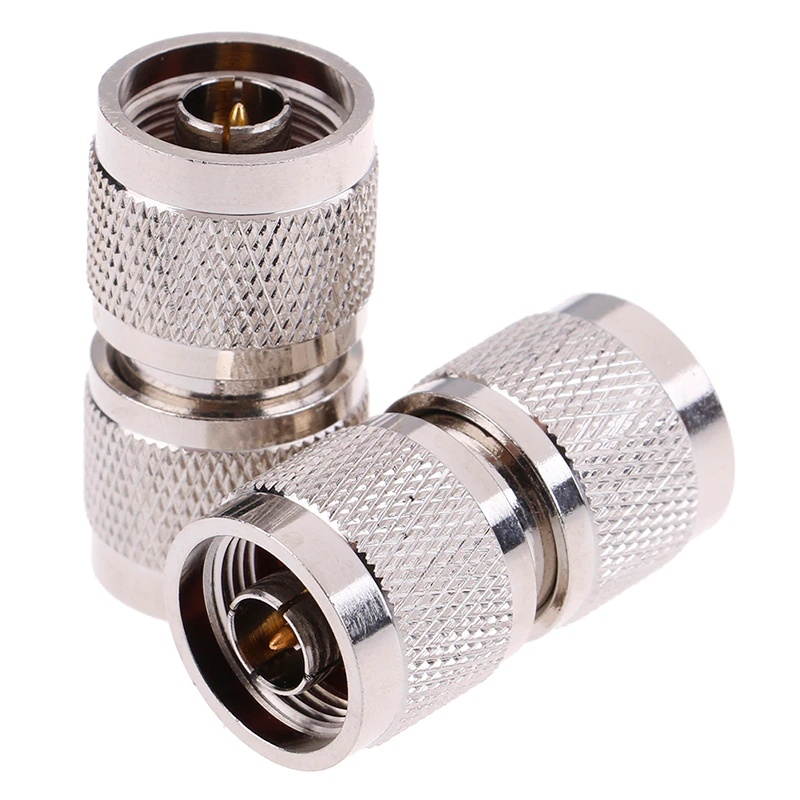 1x N Male Plug to UHF PL-259 PL259 Male Straight Radio RF Adapter Connector