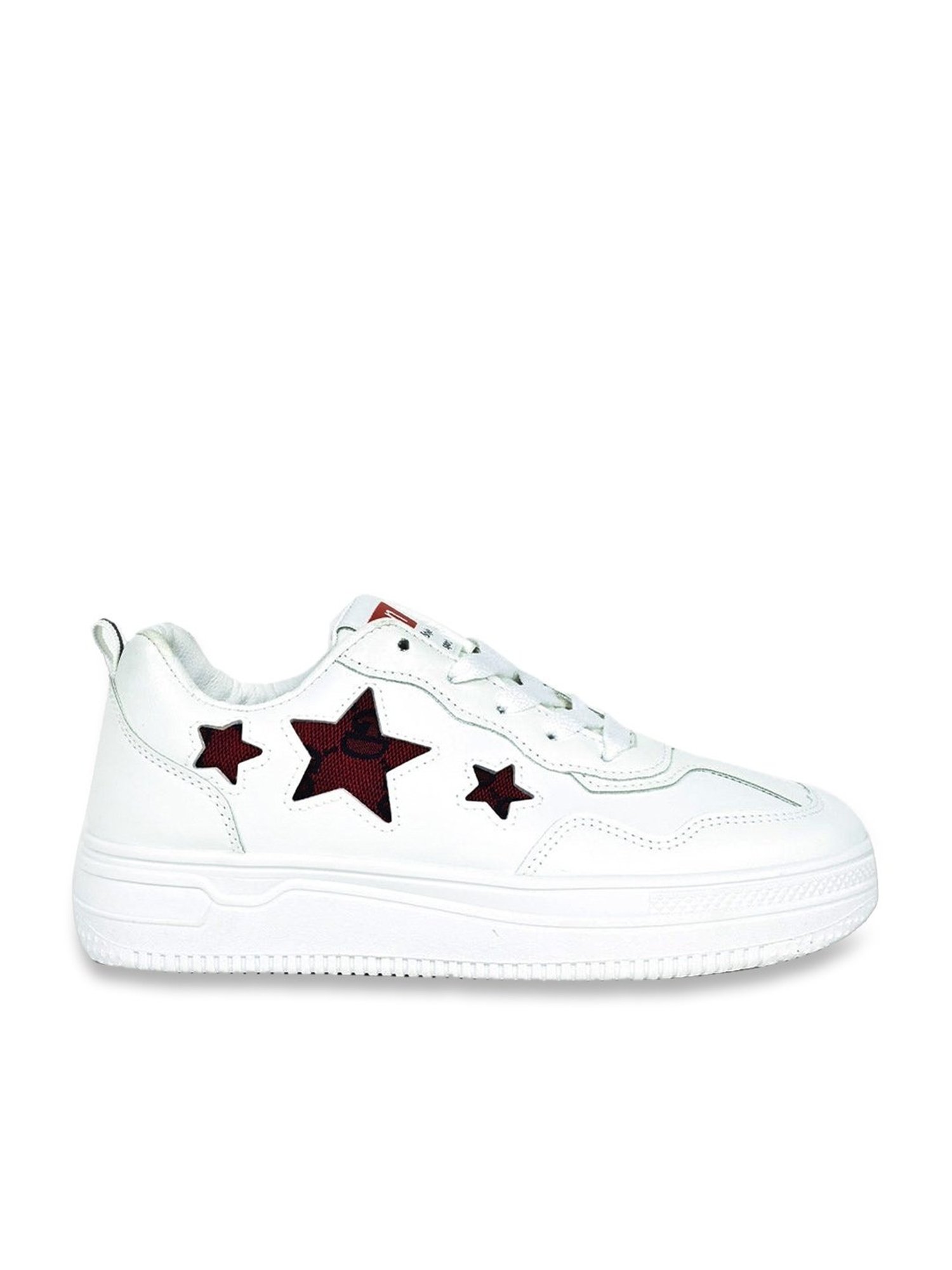 Jove Women's Pearl White Sneakers