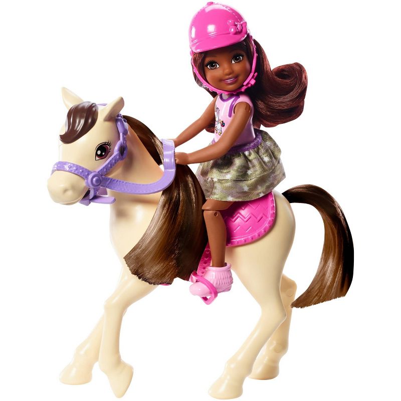 Barbie Club Chelsea Doll and White Pony