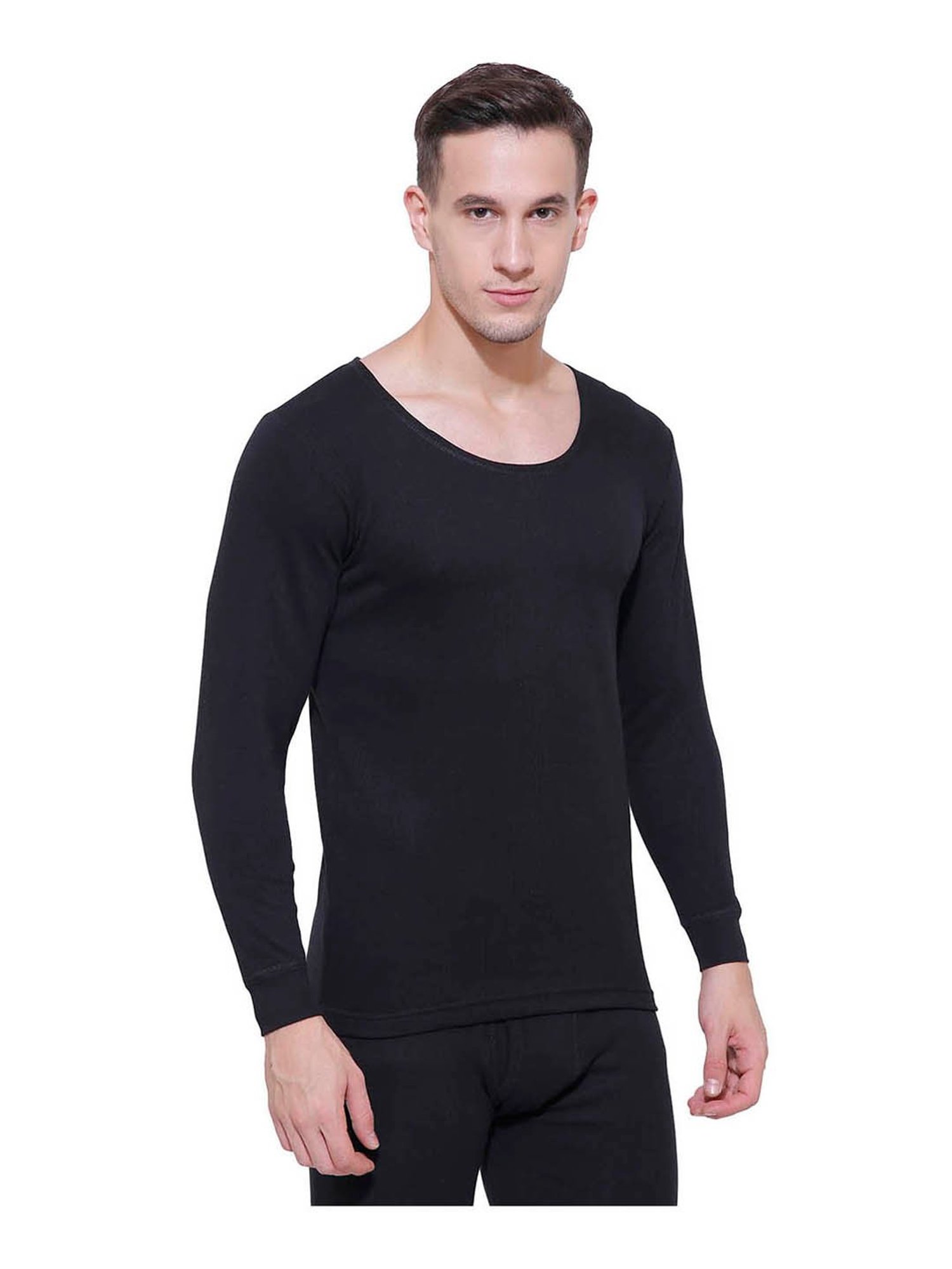 Bodycare Insider Black Regular Fit Thermal Top