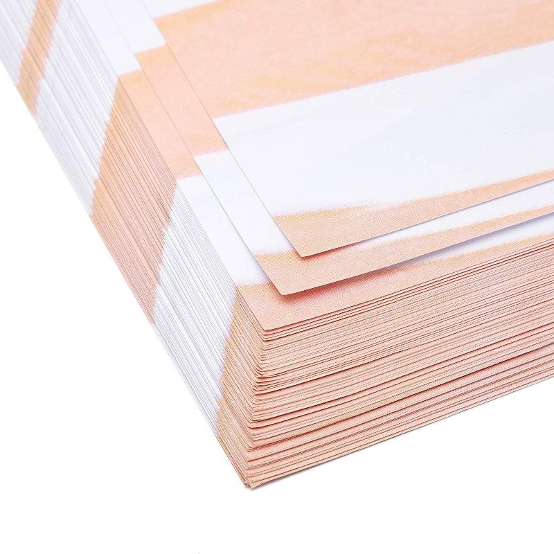 Pipilo Press 96 Sheet Patriotic American Flag Stationery Paper, A4 Letter Size 8.5 x 11 in