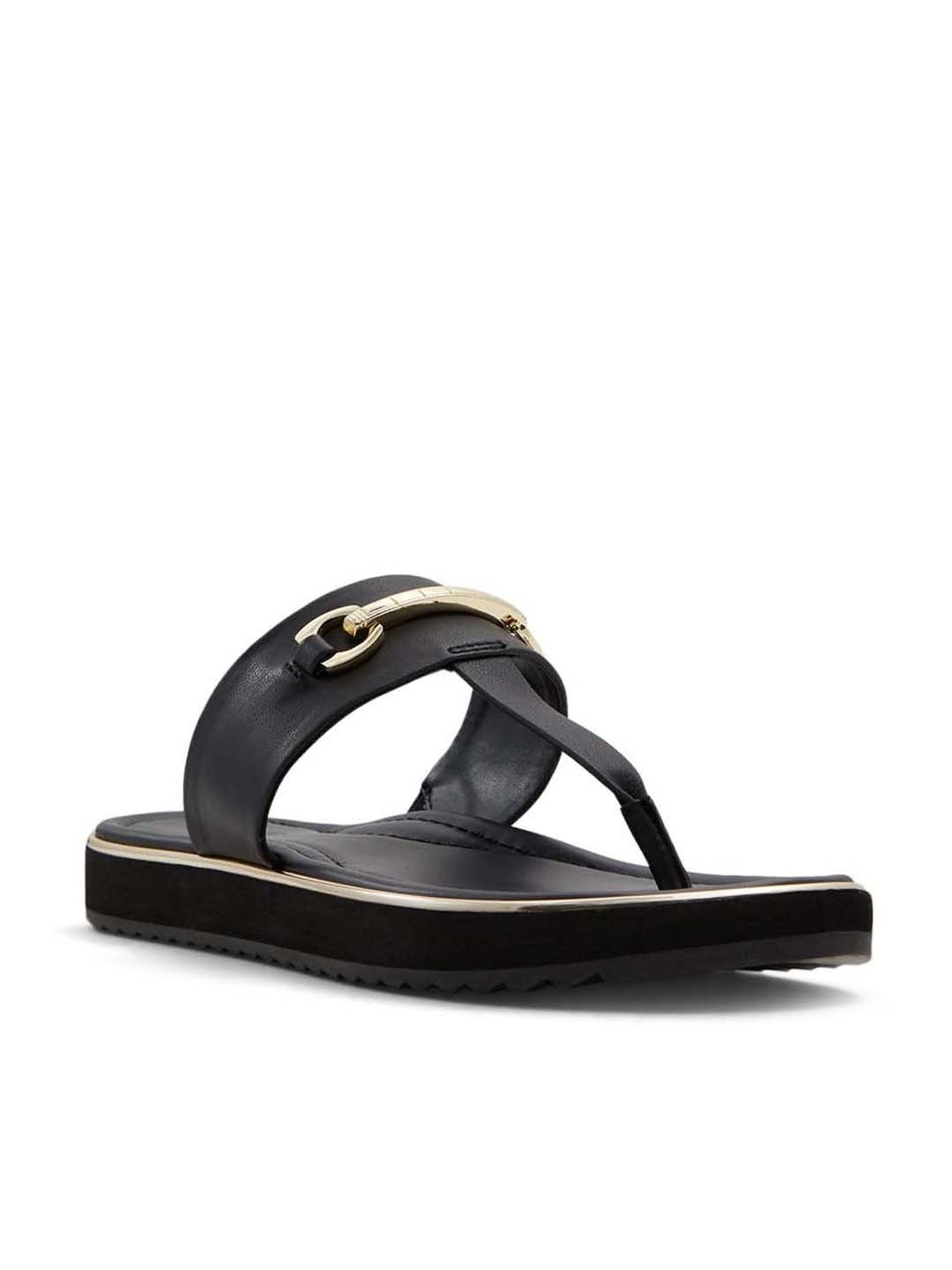 Aldo Women's Deverena Black Thong Sandals