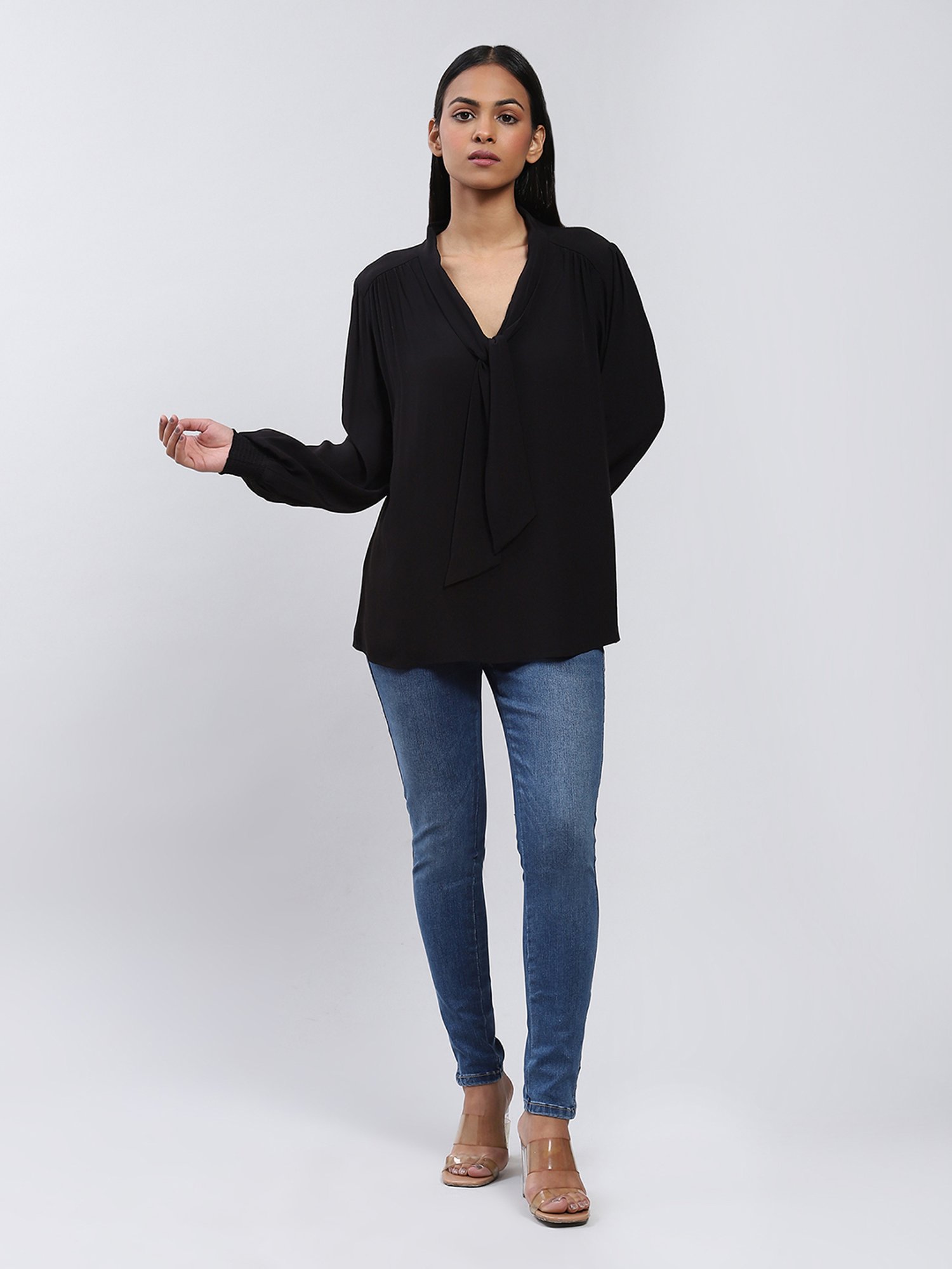 Label Ritu Kumar Black Top