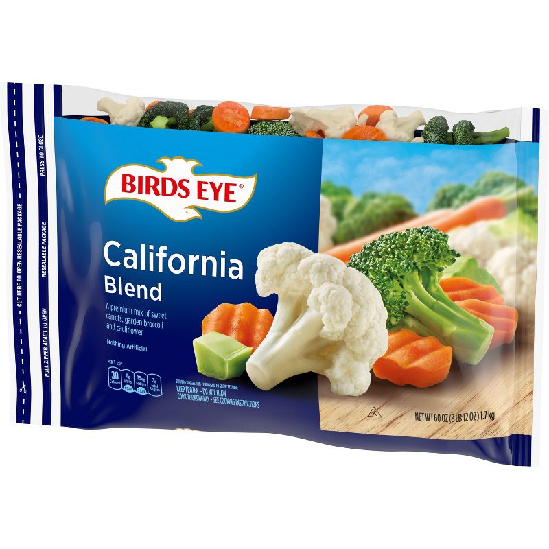 Birds Eye Frozen Broccoli Florets, Cauliflower & Carrots - 60oz
