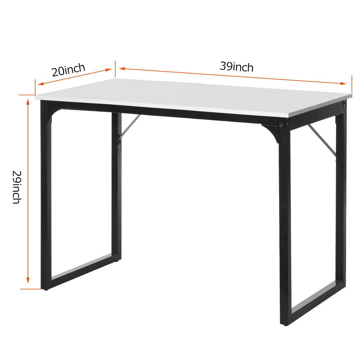Computer Desk PC Laptop Table Study Workstation Wood Home Office 39"x20"x29"