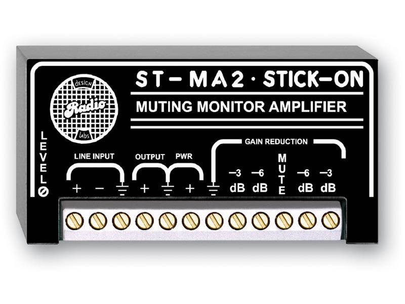 Muting Monitor Amplifier - 2 Watt
