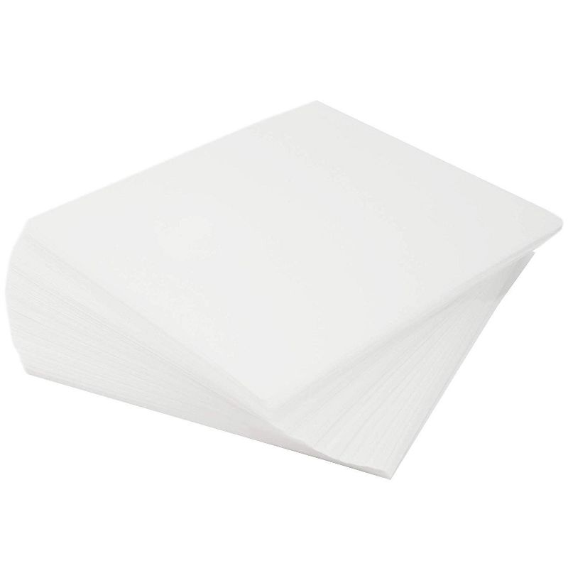Juvale 500 Pack Square Parchment Paper Sheets for Baking, White, 5.5"
