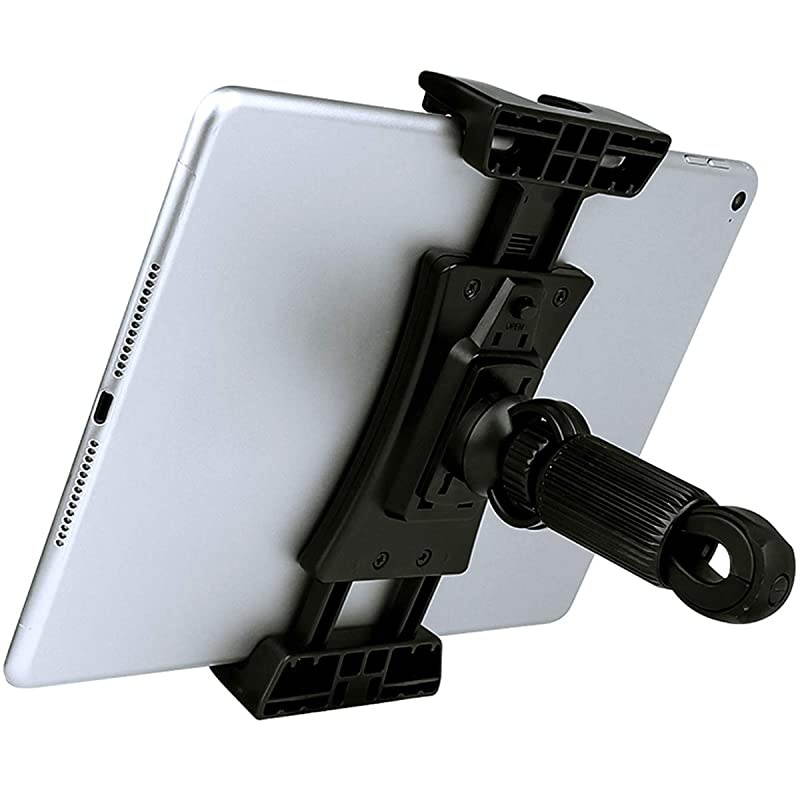 Bike Adjustable Tablet Stand:Tationary Bicycle Recumbent Indoor Exercise Rotatable Treadmill Mount Car Phone Holder Compatiable with iPad / iPhone Cellphone Kindle