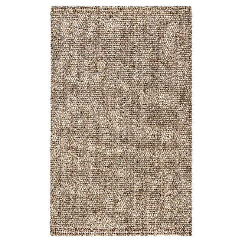 Light Brown Solid Woven Area Rug 8'X10' - Anji Mountain