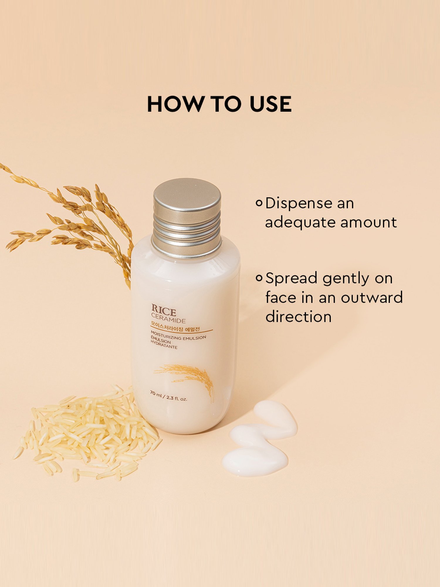 The Face Shop Rice Ceramide Moisturizing Emulsion - 70 ml