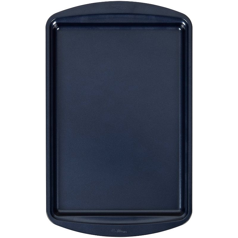 Wilton 15.2"x10.2" Diamond-Infused Non-Stick Medium Baking Sheet Navy Blue