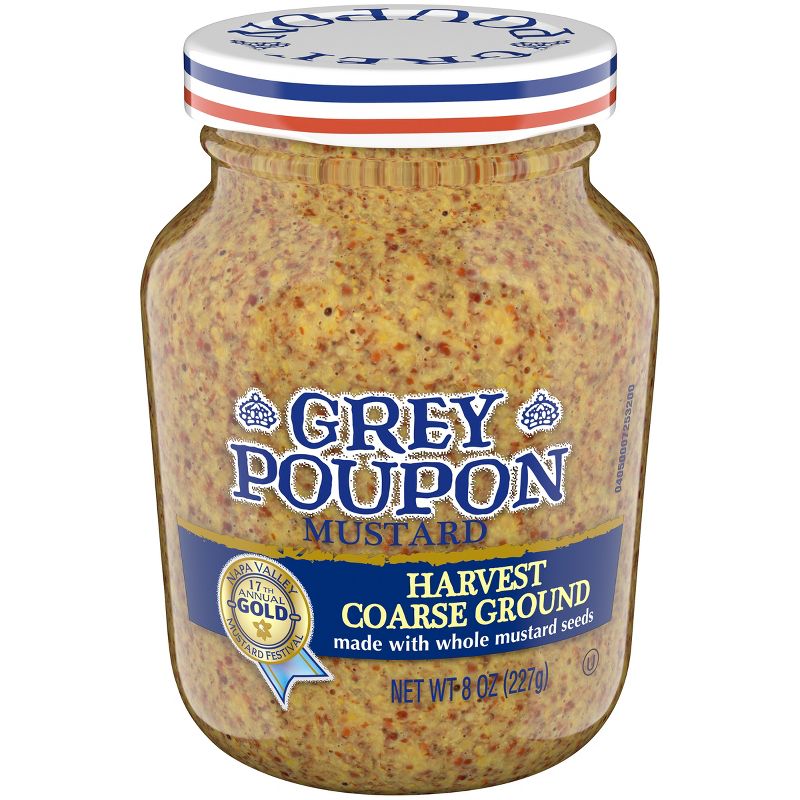 Grey Poupon Mustard Harvest Coarse Ground - 8oz