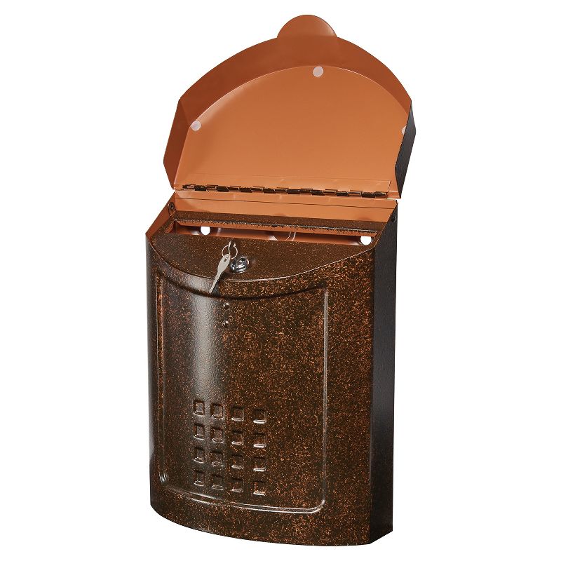 Gibraltar Mailboxes Lockhart Wall Mount Mailbox Copper