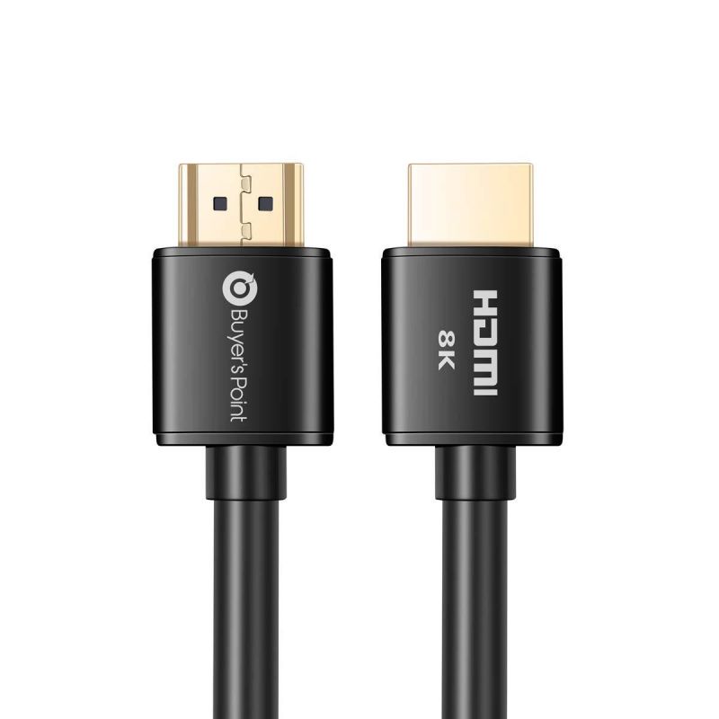 Buyer&rsquo;s Point Ultra High Speed HDMI 2.1 Cable CL3 Rated Dynamic HDR 1.8M(6ft) 8K 120Hz, 48Gbps, Dolby Vision, eARC, Compatible with Apple TV, Nintendo Switch, Roku, Xbox, PS4,(Black CL3 Pack, 10 Pac