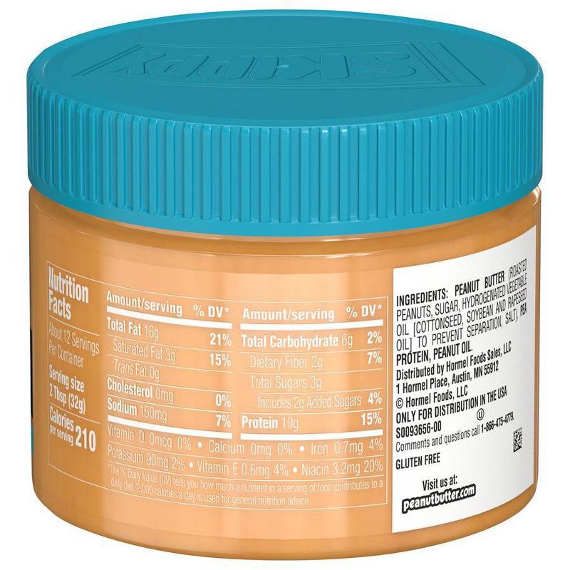 Skippy Peanut Butter Blended with Protein Creamy - 14oz