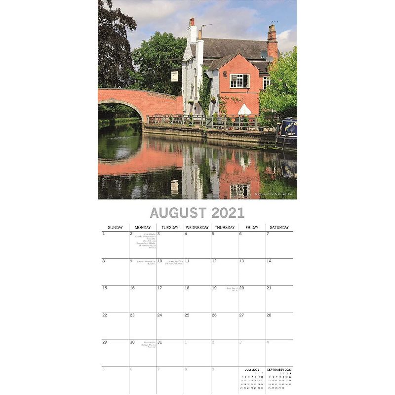 2021 The Everygirl Wall Calendar 15" x 12" Liam - Blue Sky