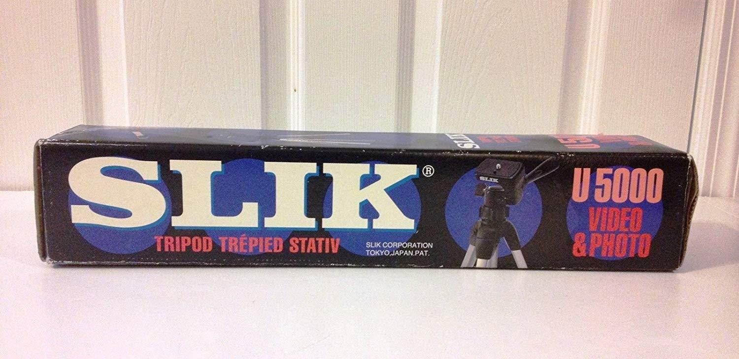 SLIK Model U5000 Tripod for Video & Photo, Cat. No. 617-500
