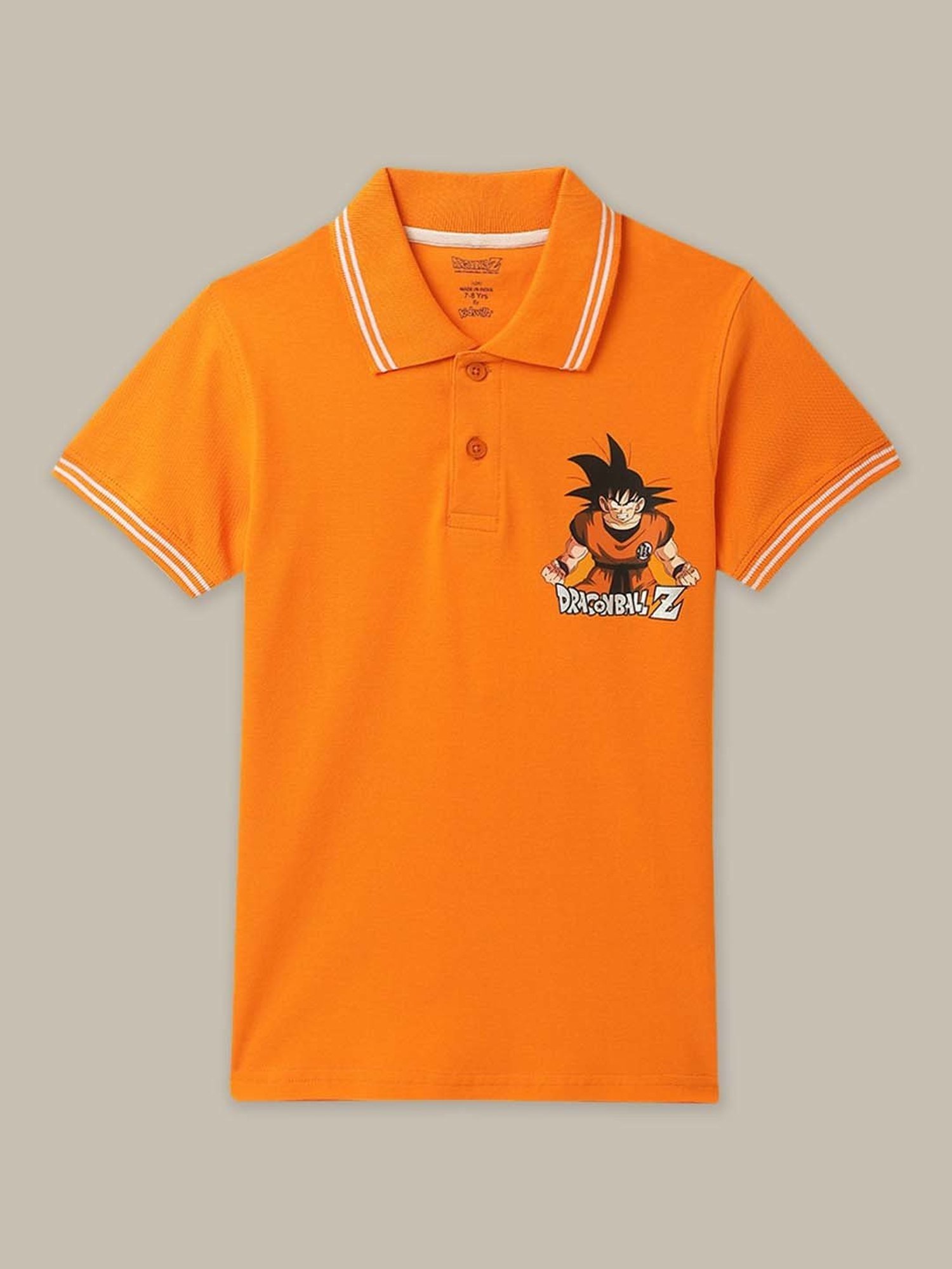 Pantaloons Junior Multicolor Cotton Striped Polo T-Shirt