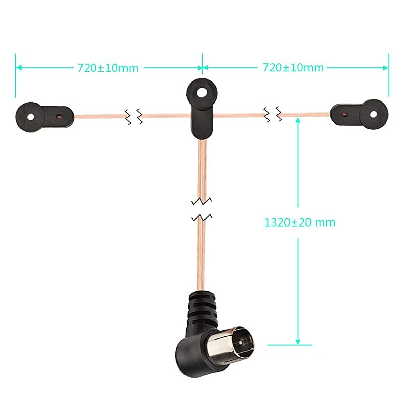 75 Ohm FM Dipole Antenna FM Antenna and AM Loop Antenna for Denon Pioneer Onkyo Yamaha Marantz Indoor HD Radio Bluetooth Stereo Receiver AV Audio Vedio Home Theater Receiver Power Amplifier