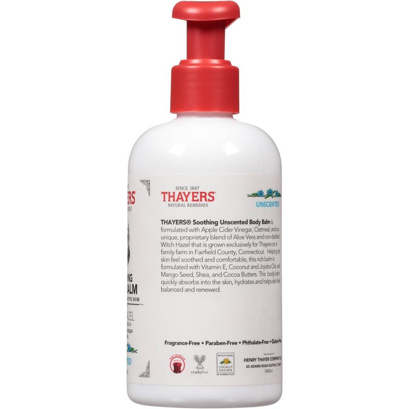 Thayers Natural Remedies Unscented Body Balm - 8 fl oz