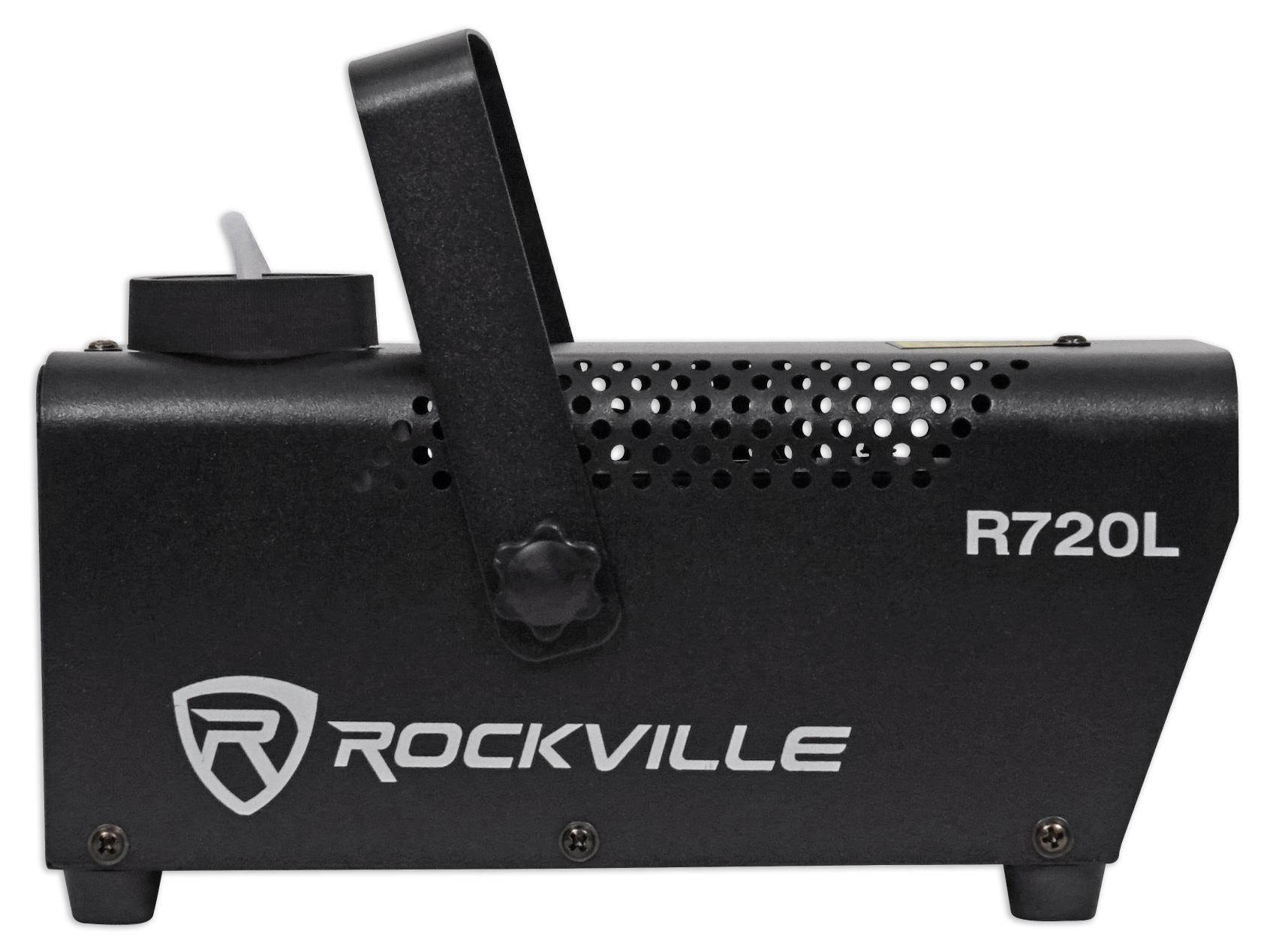 Rockville R720L LED Fog/Smoke Machine Fogger+Remote+Gallon Chauvet Fluid Juice
