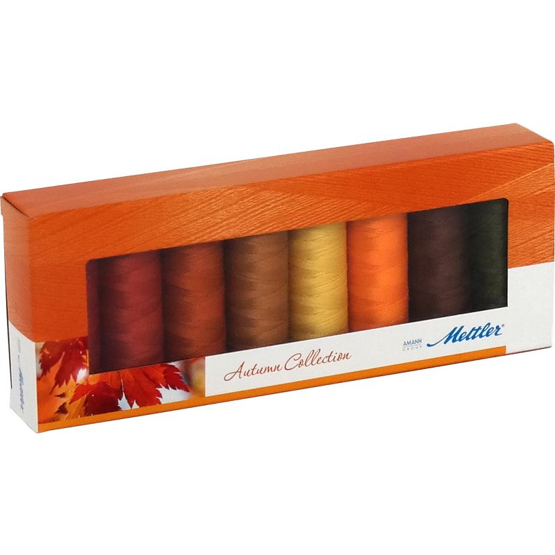 Mettler Silk Finish Cotton Thread Gift Pack 8/Pkg-Autumn