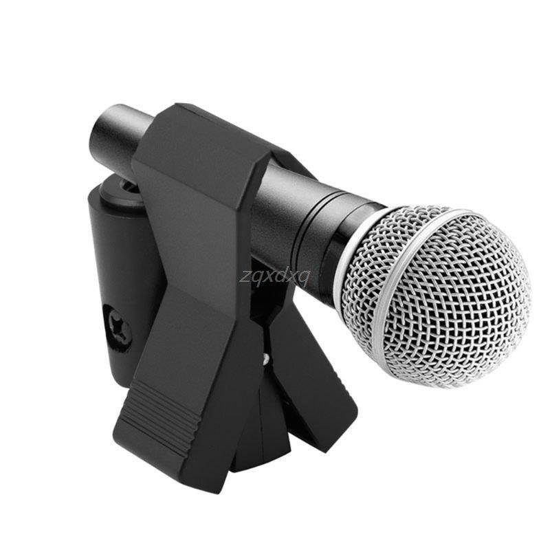 OOTDTY Black Flexible Shockmount Universal Butterfly Spring Microphone Mic Clip Holder Oct30 Drop ship