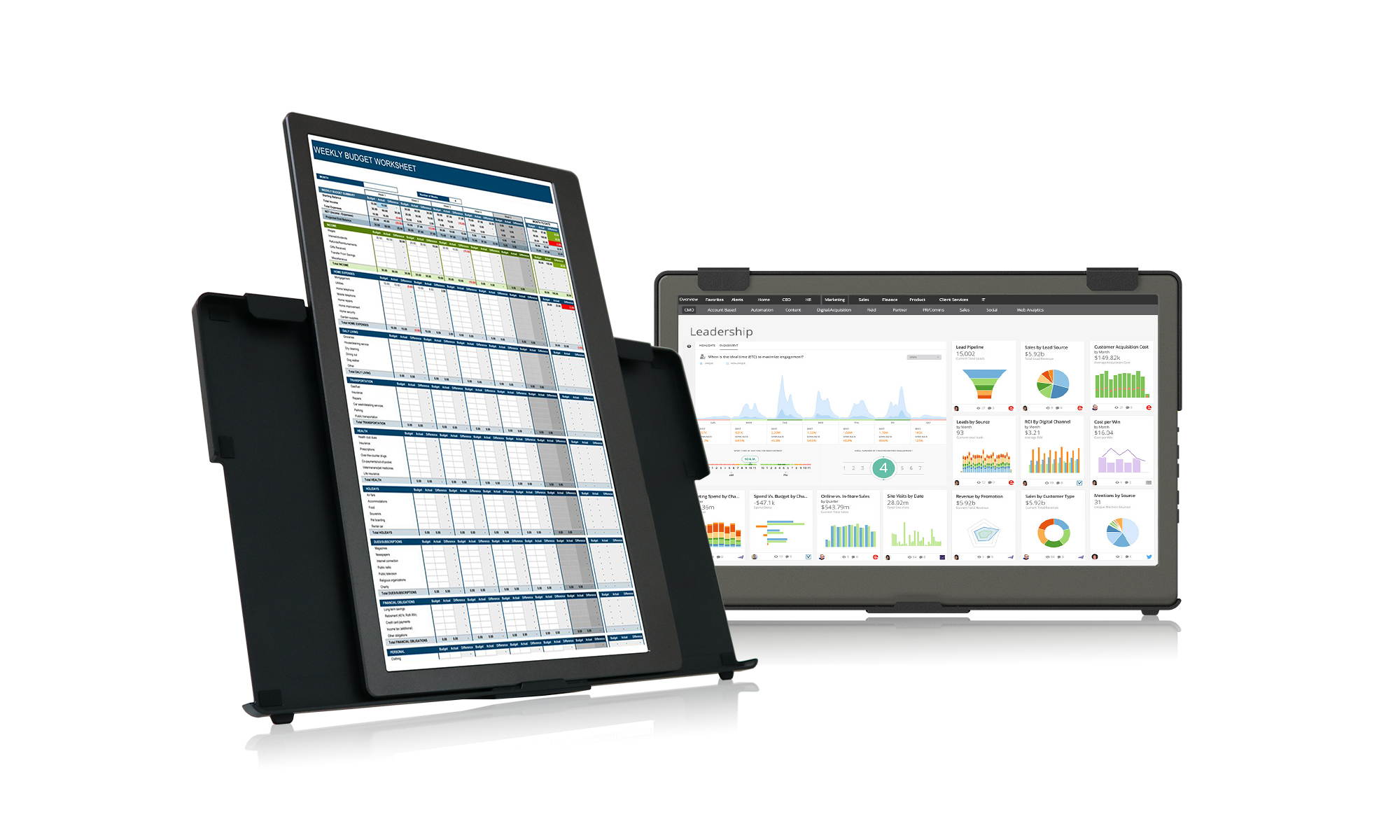 GeChic 1305H 13.3" FHD 1080p Portable Monitor with HDMI, Ultra Slim, Light Weight, Horizontal & Vertical Display Connect, Audio Jack