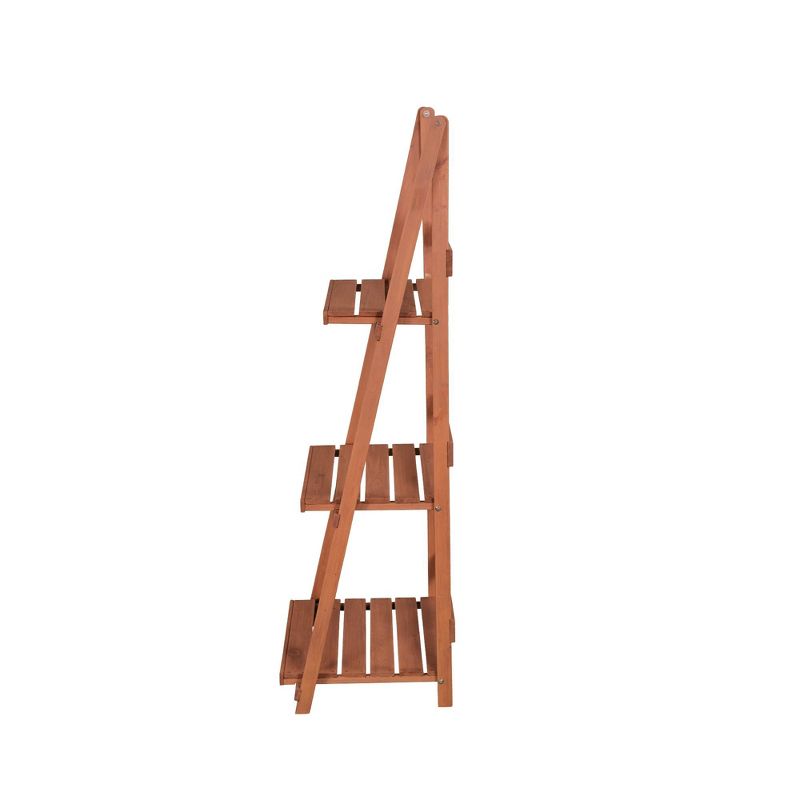 Rectangular 3 Tier A-frame Plant Stand - Brown - Leisure Season