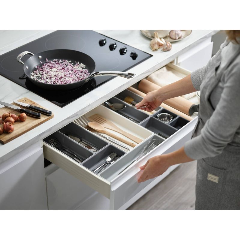 Joseph Joseph 10pc Box Drwarer Organizer Set - Gray