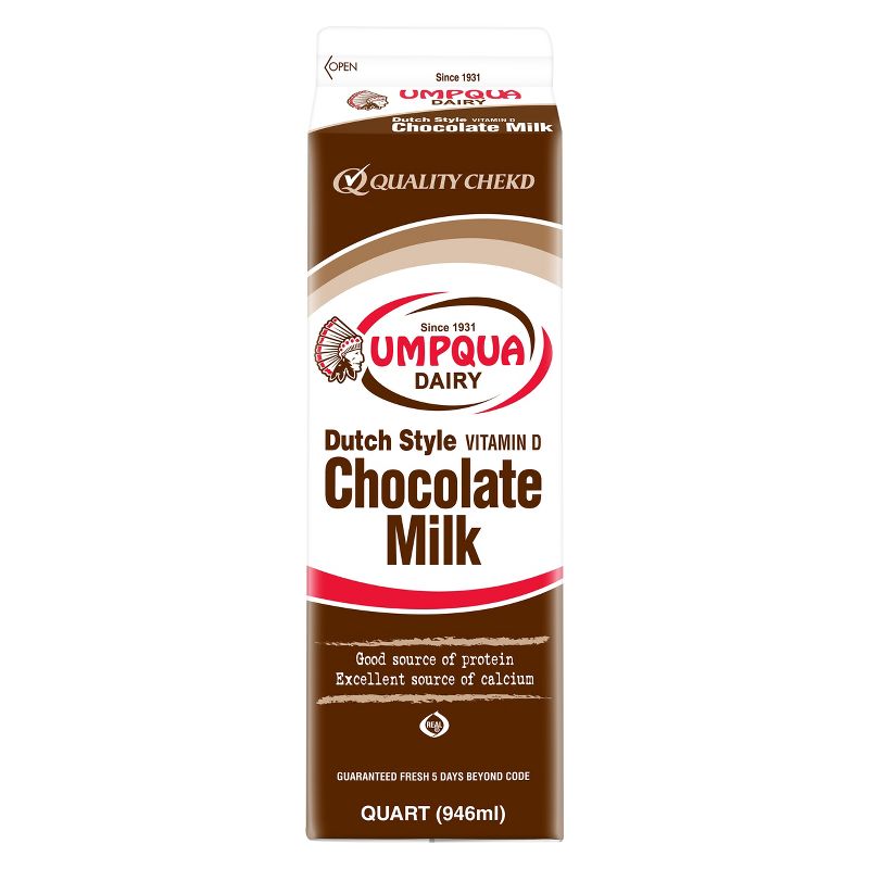 Umpqua Whole Chocolate Milk - 1qt