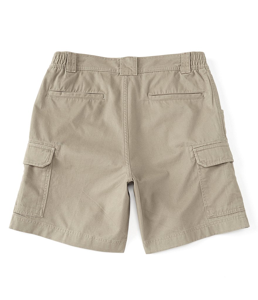 Roundtree & Yorke Big and Tall Performance 9#double; and 11#double; Inseam Flat Front Herringbone Print Shorts