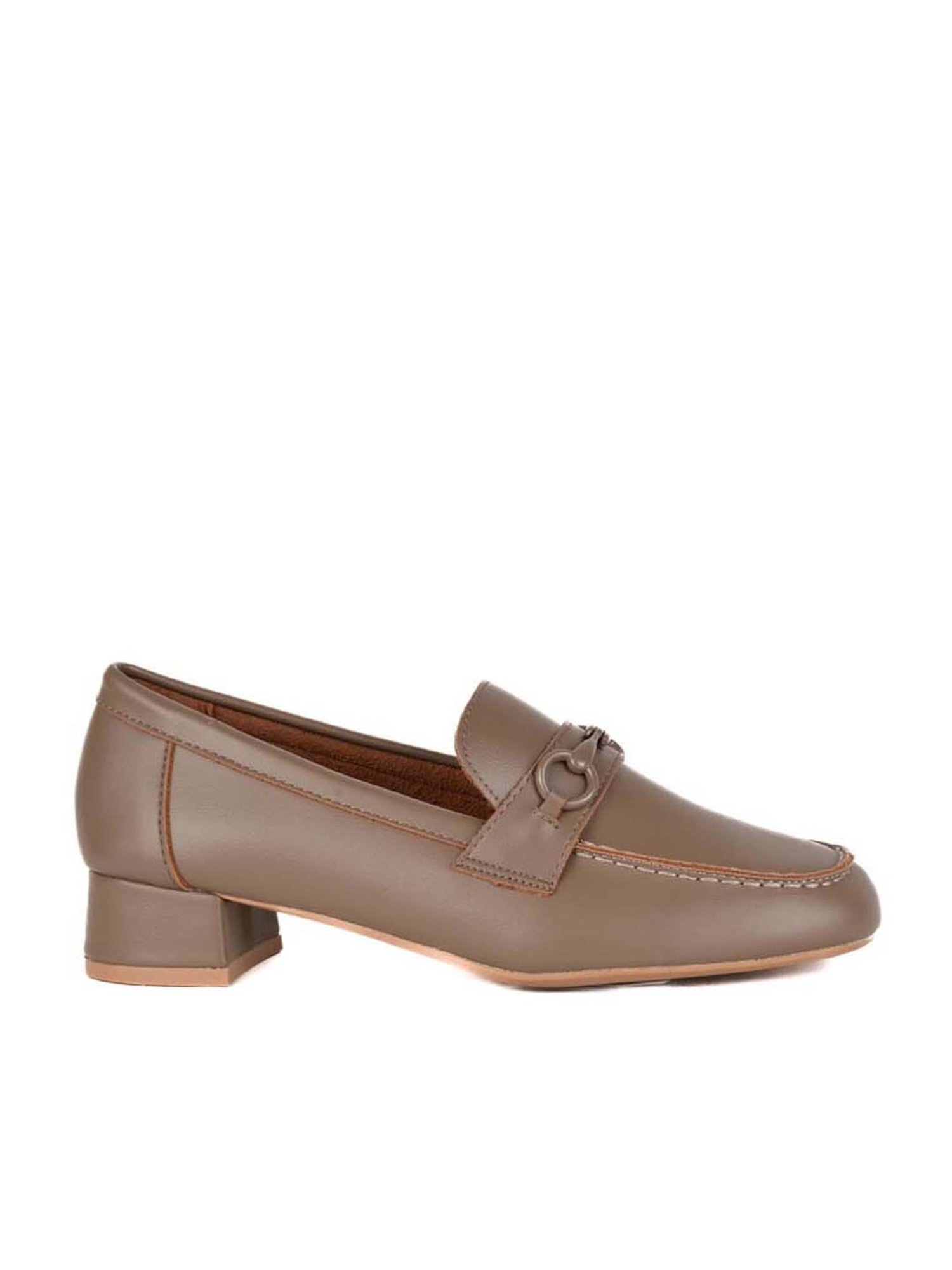 Ronnie Grey Women's Khaki Casual Loafers
