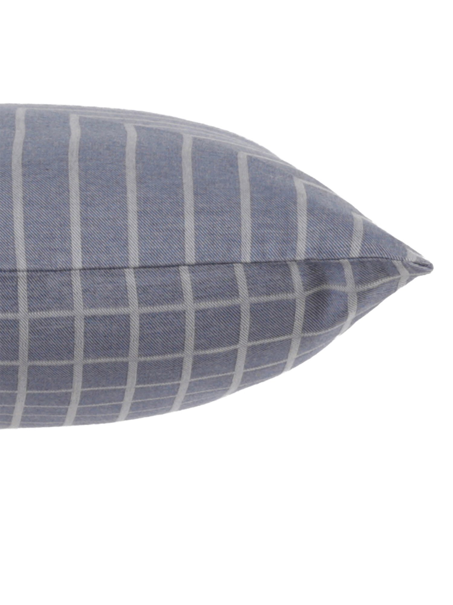 Maspar Cotsmere Adore Checked Blue 300 TC Cotton Cushion Cover