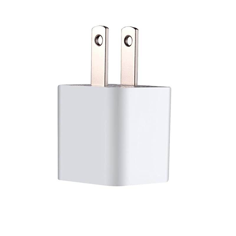 Wall Charger Cube Power Adapter Plug USB Charging Block for All iPhoneiPod Touch 2 Pack