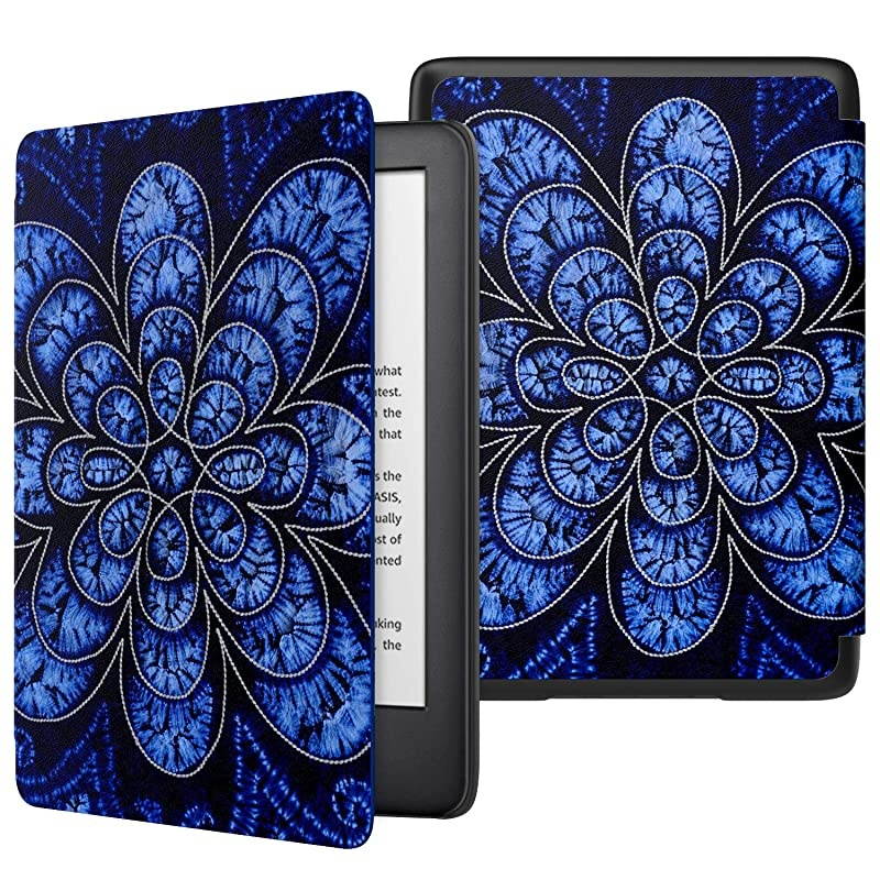 Case Fits AllNew Kindle 10th Generation 2019 Release Only Thinnest Protective Shell Cover with Auto WakeSleep Will Not Fit Kindle Paperwhite 10th Generation 2018 Rattan Flower Blossom