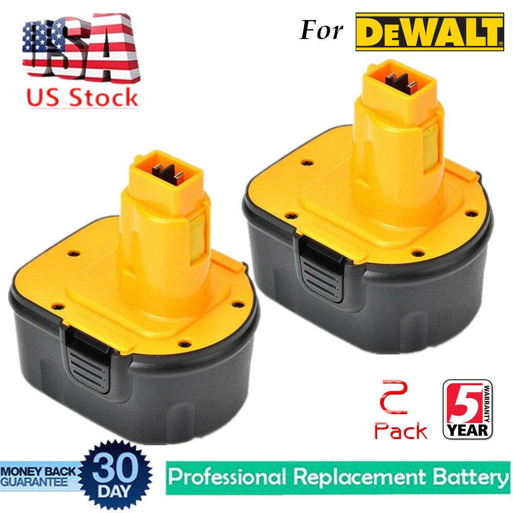2PCS 12V Battery for DEWALT DC9071 DW9071 DE9037 DW9072 DE9071 DE9072 Cordless