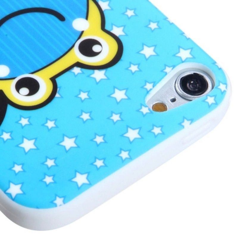 MYBAT For Apple iPod Touch 5th Gen/6th Gen Light Blue Frog Soft Rubber Case