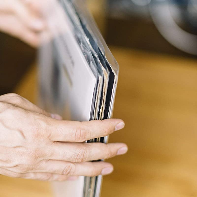 125 Pack  HighDensity 3 Mil Outer Record Sleeves for Storage of Standard 12 LP Records and Albums Crystal Clear Polypropylene LP Covers