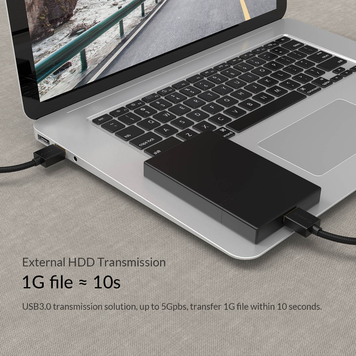 ORICO USB 3.0 A to USB 3.0 A Cable (M/M),3.0 A to USB 3.0 A , Super speed Transmission Charging  Cable 1.64ft to 6.6ft Gold-plate Interface for 2.5/3.5 in HDD SSD M.2 SSD and HDD Enclosures