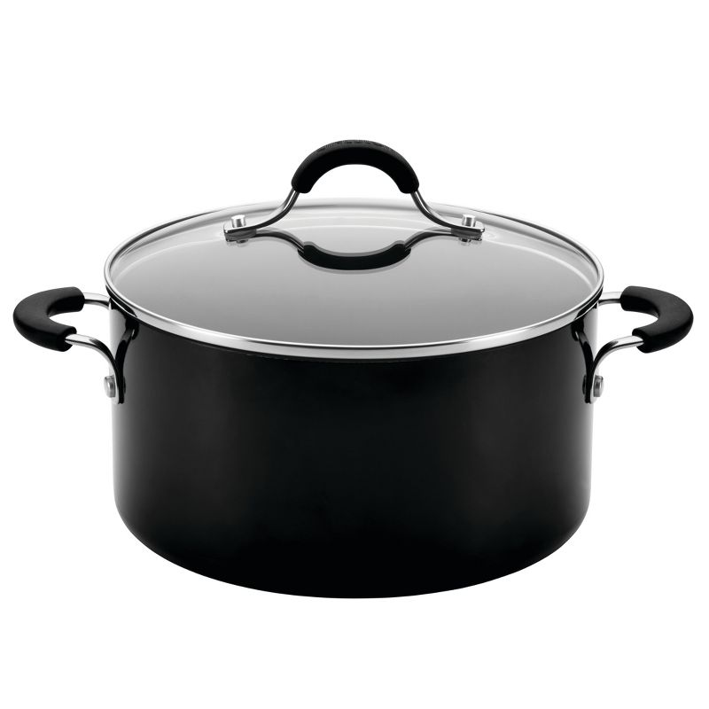 Circulon Innovatum 12pc Aluminum Nonstick Cookware Set Black