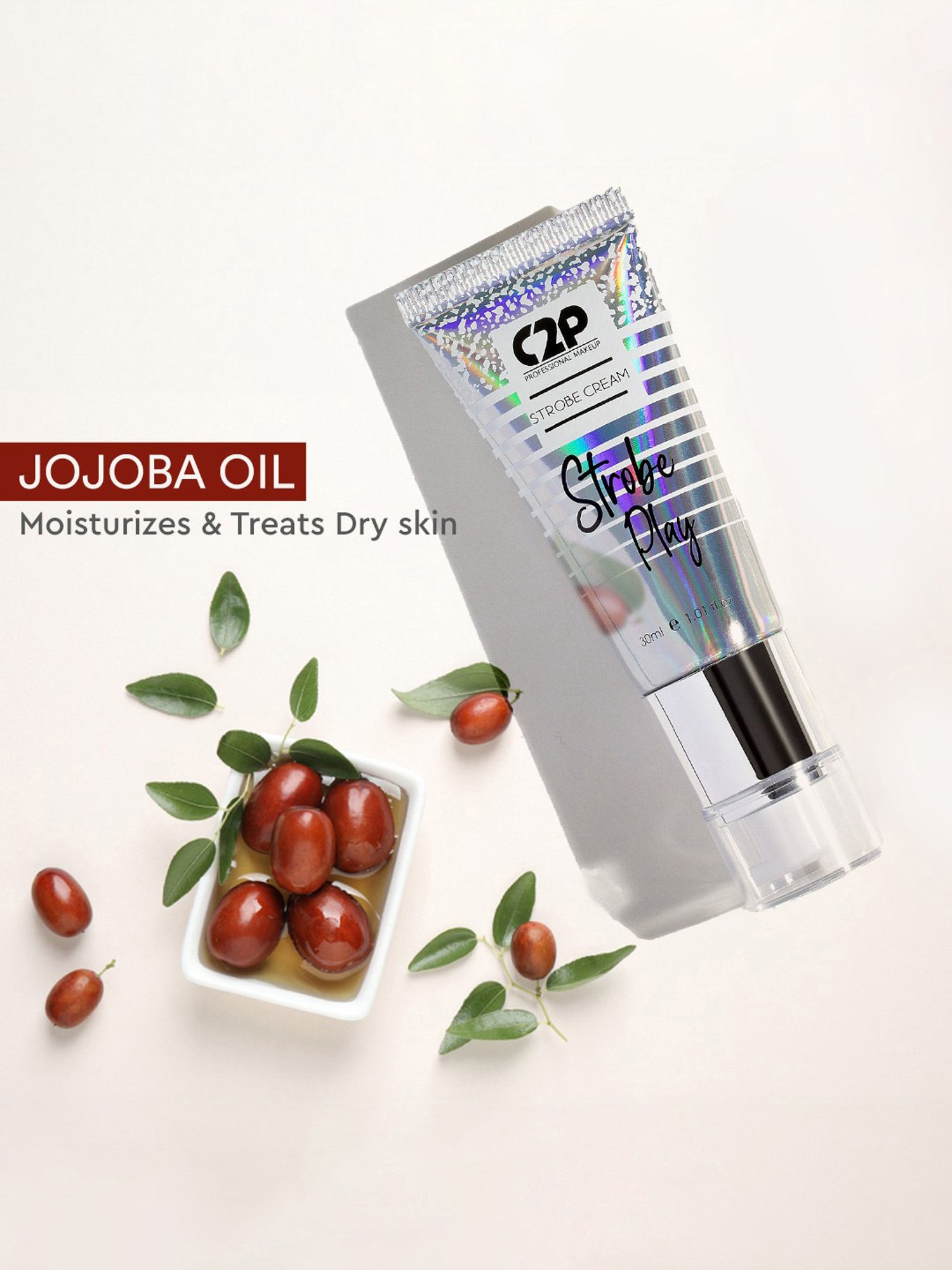 C2P PROFESSIONAL MAKEUP Strobe Play Strobe Cream Gold 02 - 30 ml