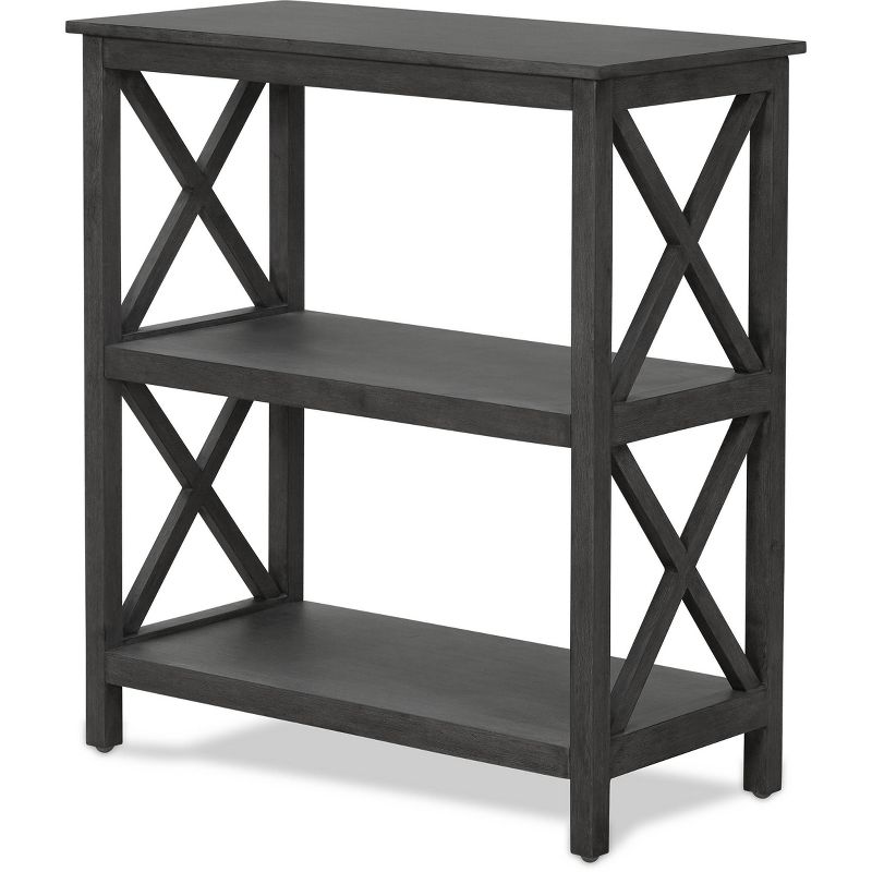 26.4" Thompson 2 Tier Shelf Dark Gray - ClickDecor