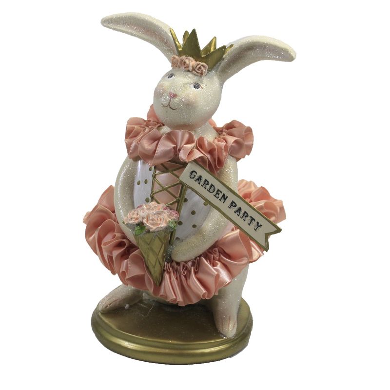 Heather Myers 7.25" Beatrice Bunny Rabbit Crown  -  Decorative Figurines