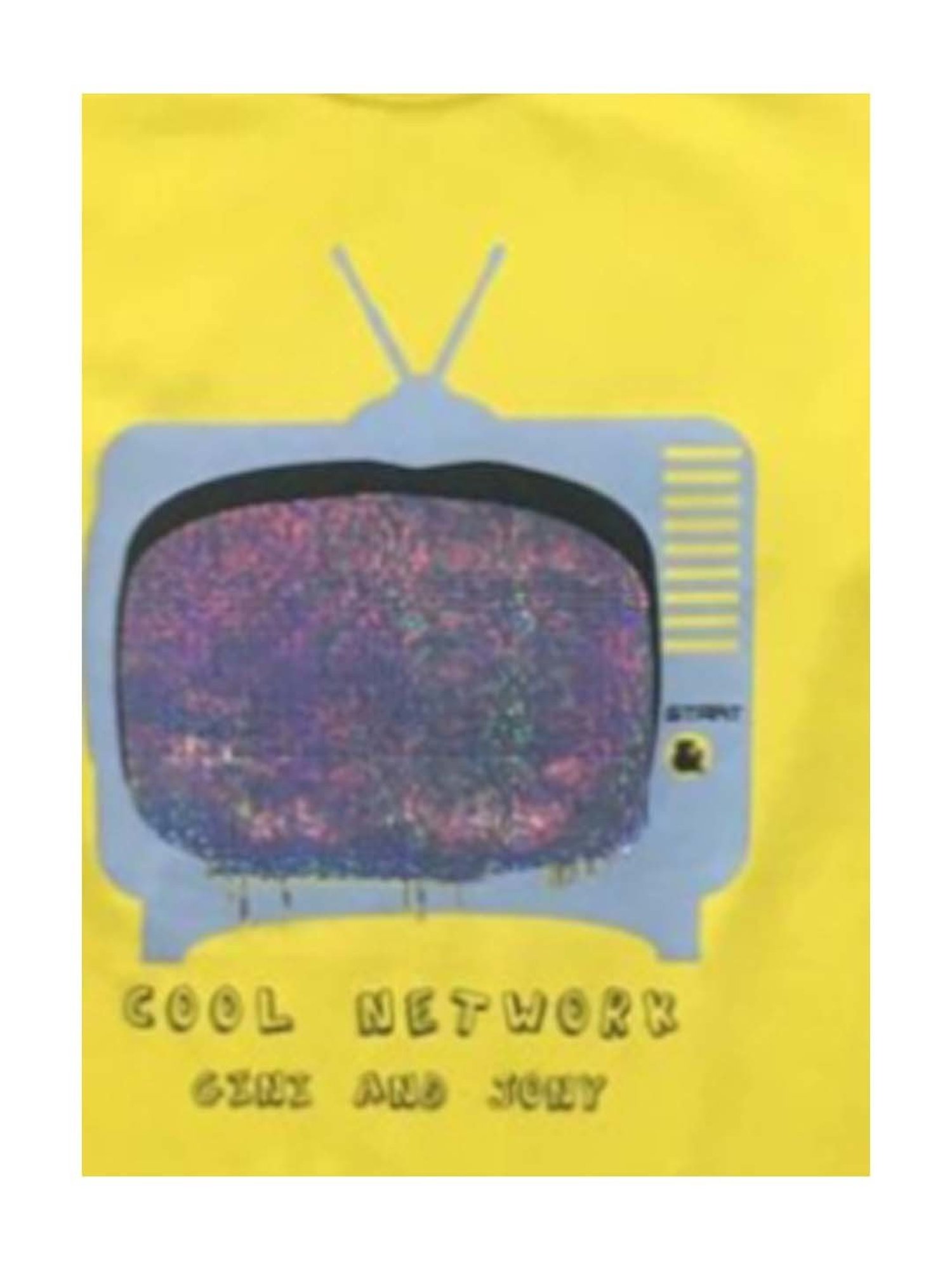 Gini & Jony Kids Yellow & Blue Printed Full Sleeves T-Shirt