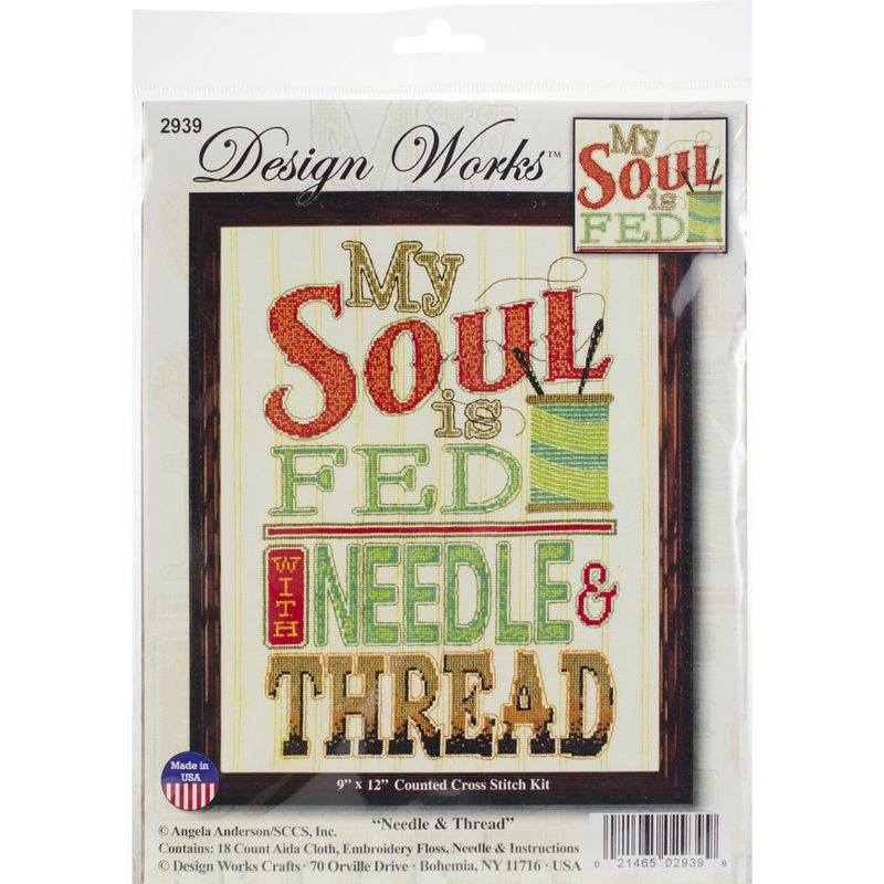 Design Works Counted Cross Stitch Kit 9"X12"-Needle & Thread (18 Count)