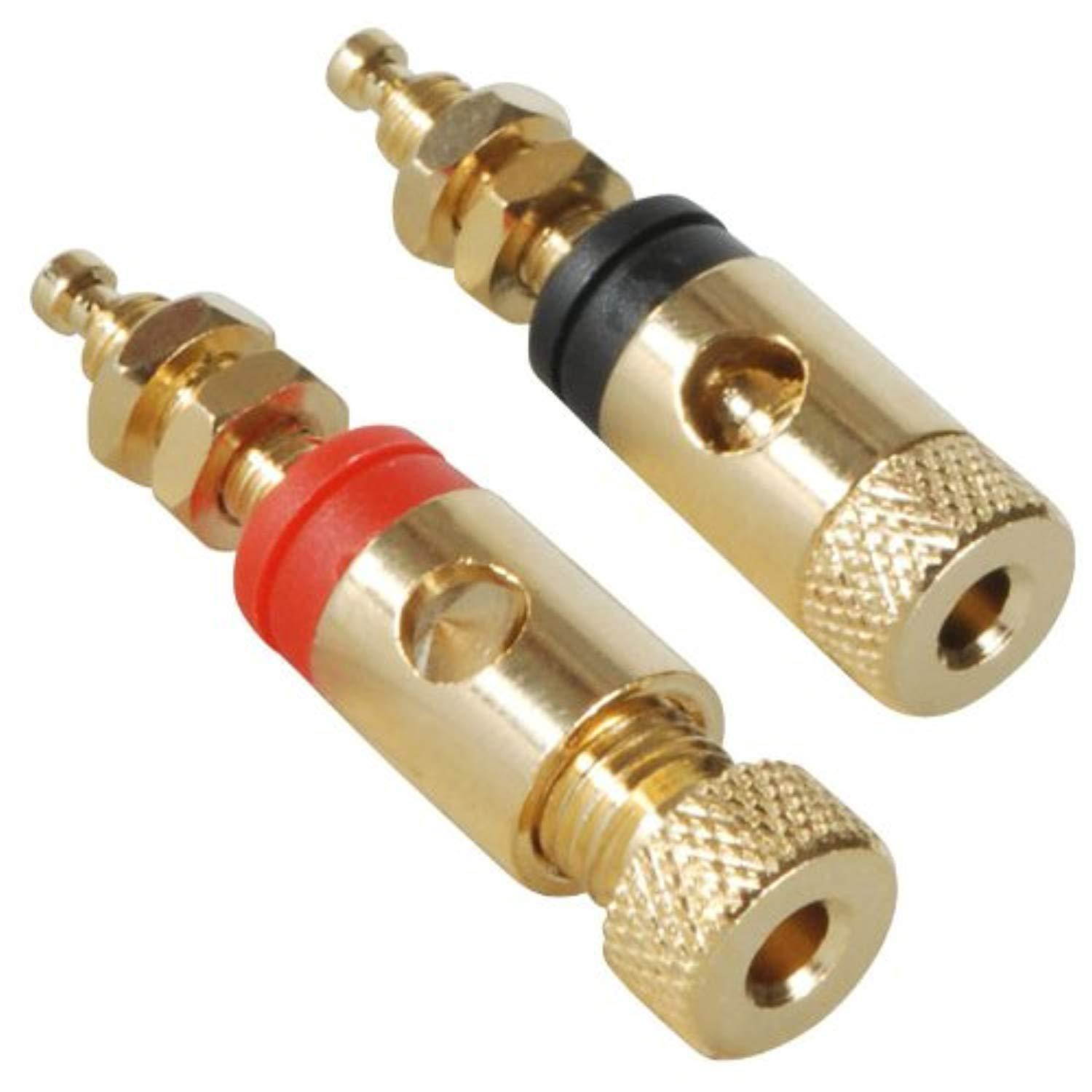 parts express gold plated binding post pair