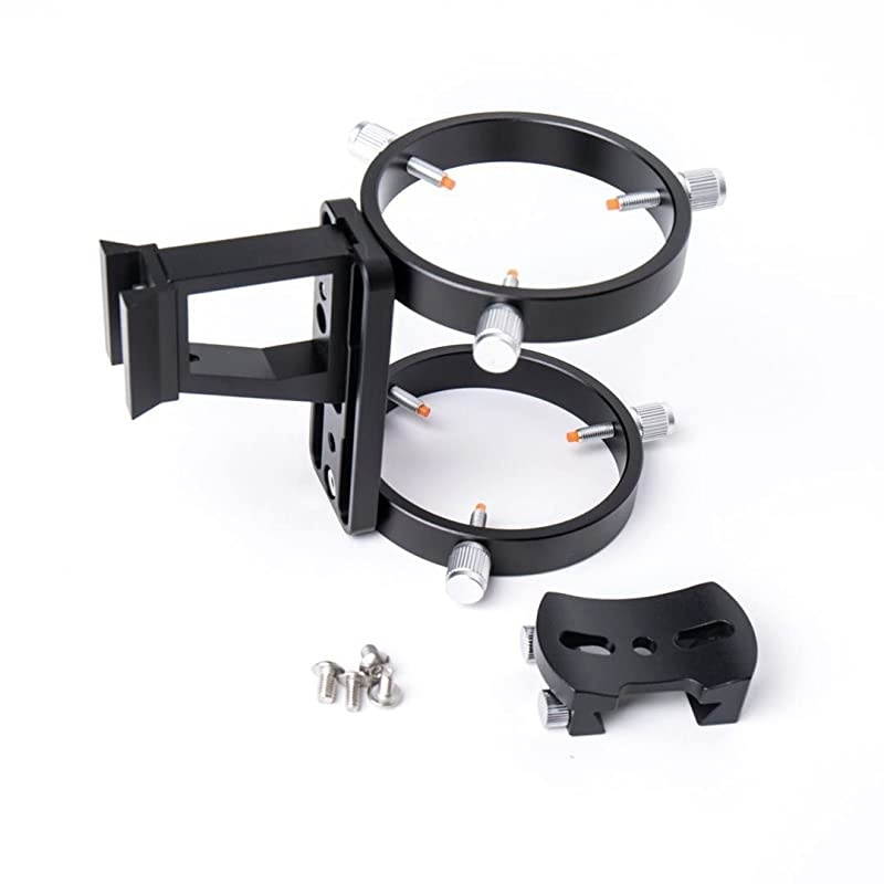 Bracket system for 10x60 Finder + Guide Scope 45&deg; angled with illuminated reticle eyepiece