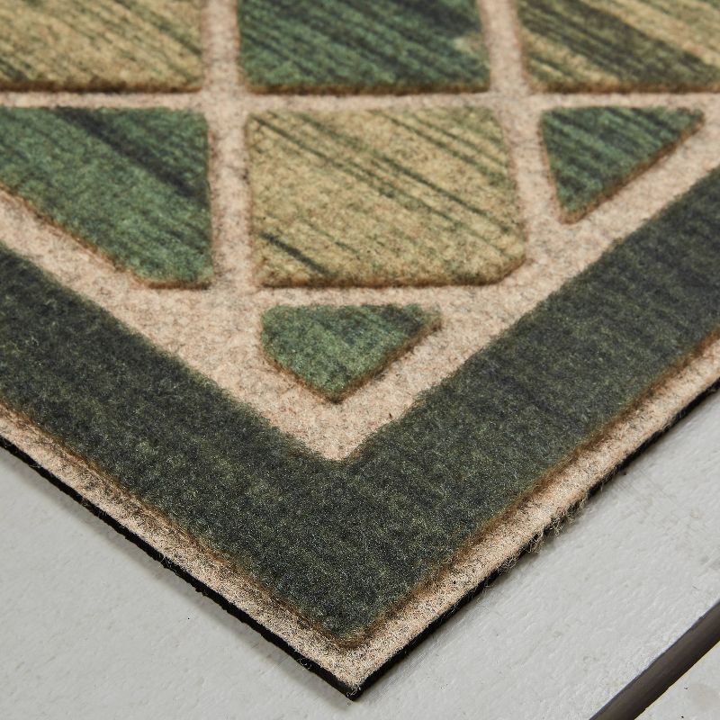 2'x4' Ornamental Entry Mat Woodgrain Hunter - Mohawk